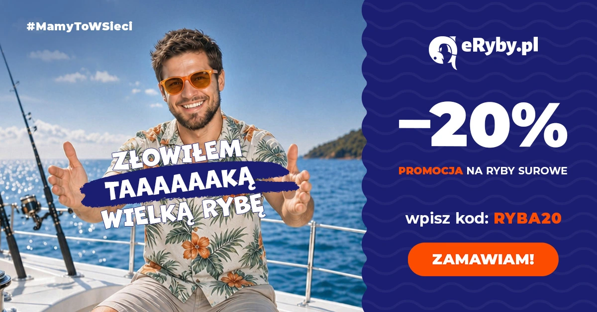 Letnia promocja na ryby surowe – 20%